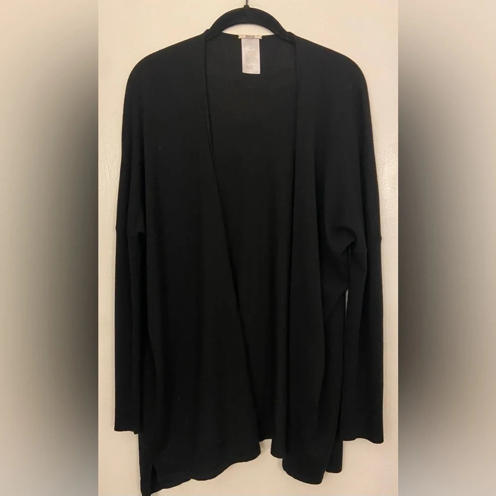 Woldford Virgin Wool Open Cardigan Black Size XS - Picture 1 of 3